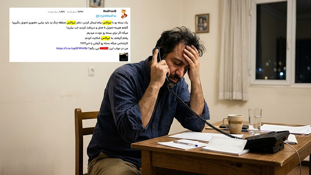 ضعف در پشتیبانی در تیپاکس